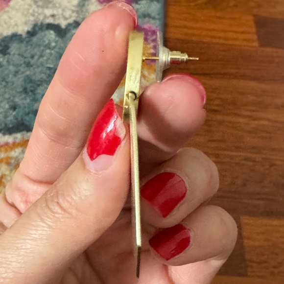Kendra Scott Gold Finch Earrings - Picture 2 of 5
